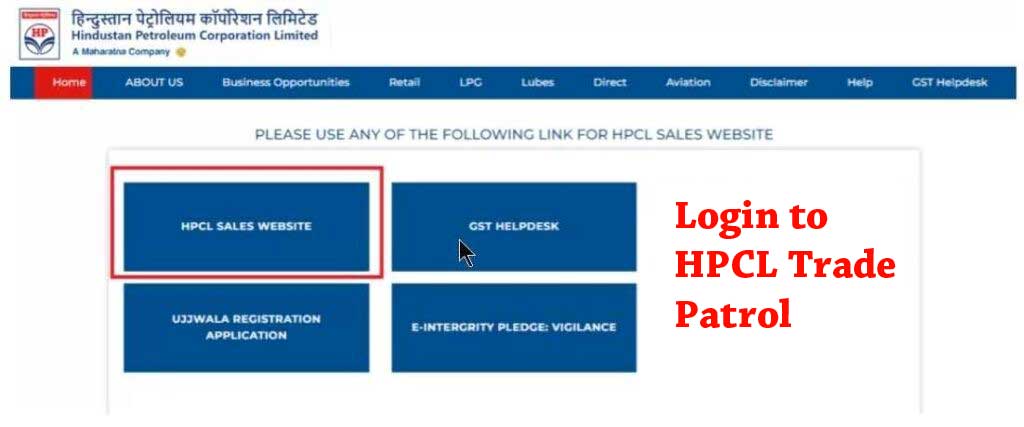 HPCL Login Portal